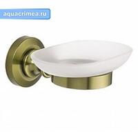 Мыльница настенная (стекло) БРОНЗА ZERIX LR1302С (80 шт/ящ)